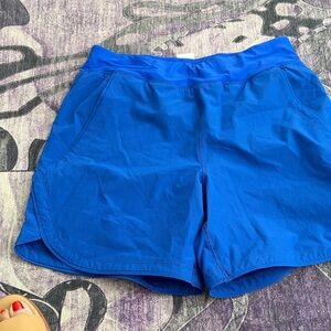 Lands' End Women's Vibrant Blue Athletic Shorts